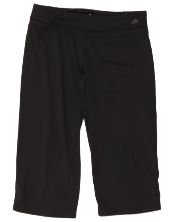 Adidas Womens Climalite Leggings UK 14 Medium Grey Polyester