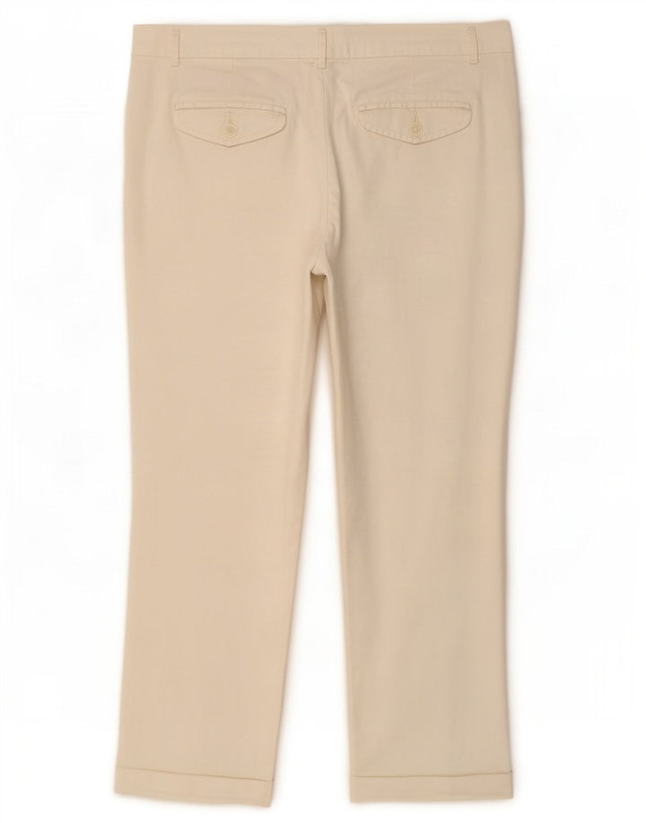 Benetton lige cropped bukser til kvinder W32 L25 Hvid