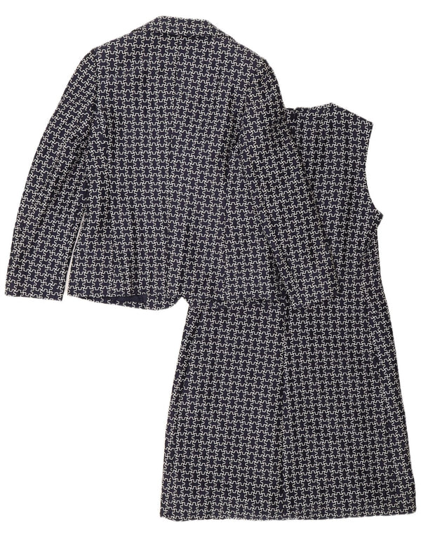 Giole Dame 3-knap 2-delt sæt IT 44 Medium Marineblå Geometrisk