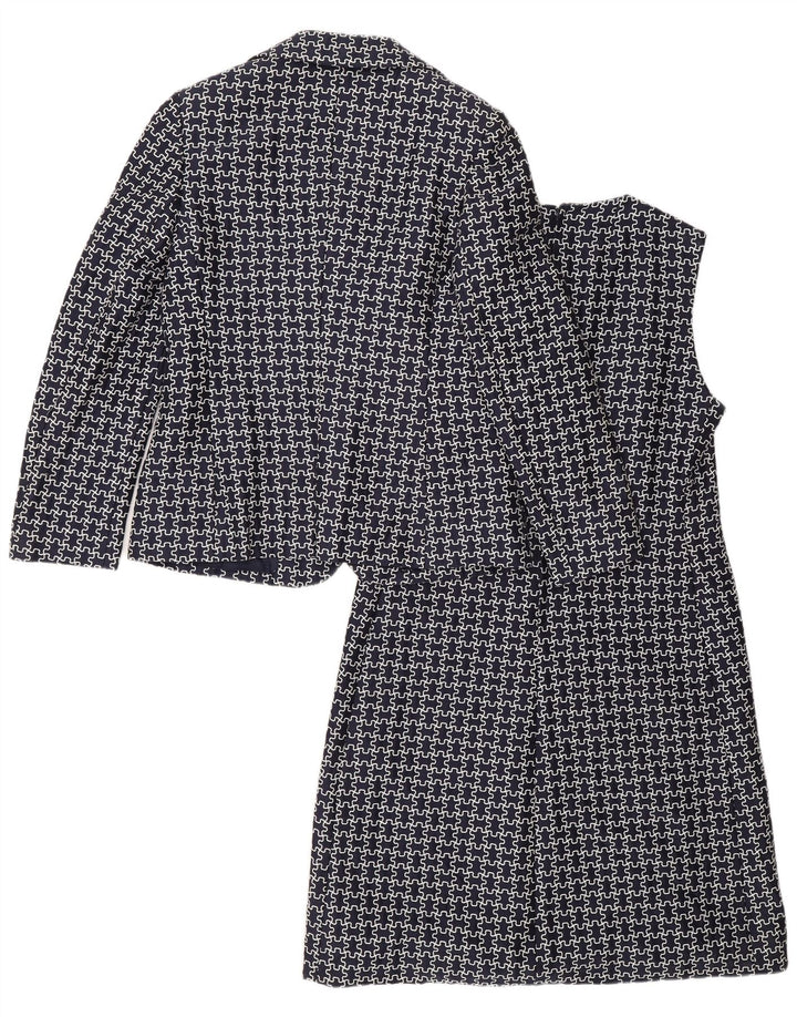 Giole Dame 3-knap 2-delt sæt IT 44 Medium Marineblå Geometrisk