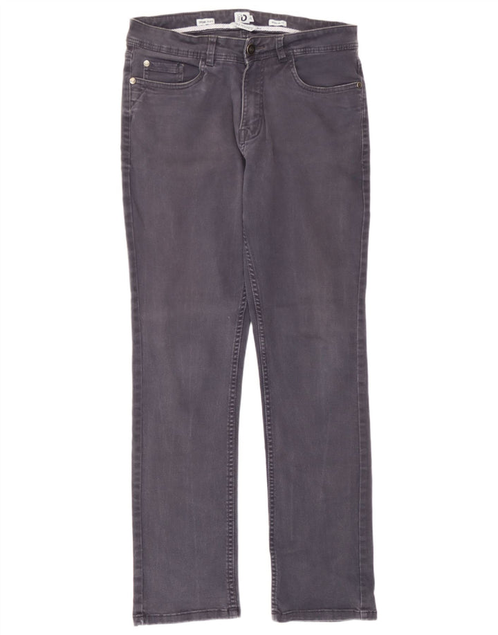 Dacks Dame Regular Fit Straight Jeans IT 46 Large W32 L30 Marineblå