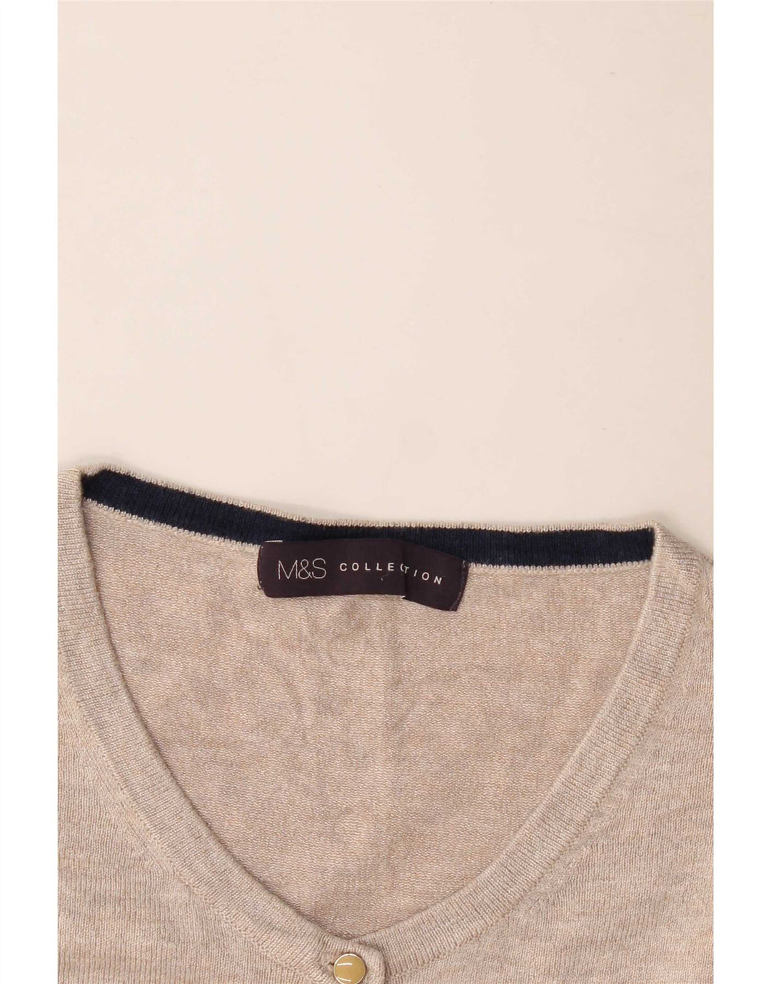 Marks & Spencer Dame Cardigan Sweater UK 14 Medium Grey