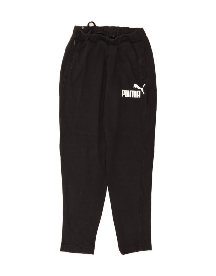 PUMA Mens Graphic Tracksuit Trousers Medium  Black Vintage Puma and Second-Hand Puma from Messina Hembry 