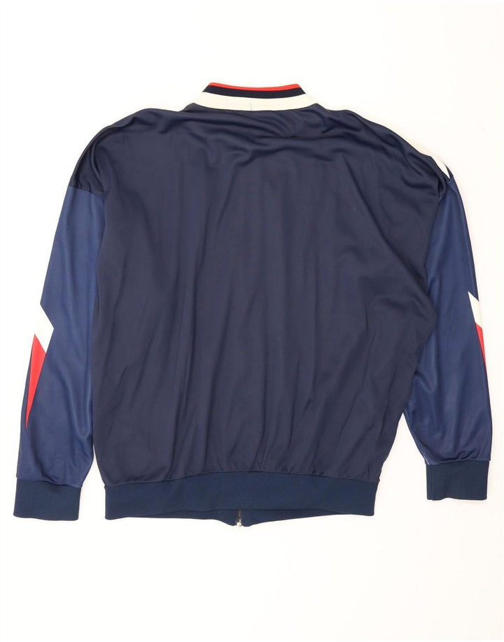 Umbro Herre Cagliari 1990-1991 Træningsdragt Topjakke Stor Marineblå