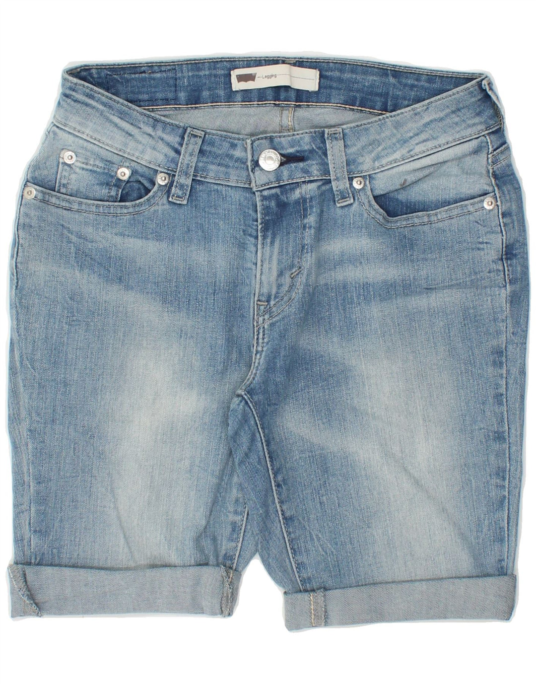 LEVI'S Womens Denim Shorts W26 Small Blue Vintage Levi's and Second-Hand Levi's from Messina Hembry 
