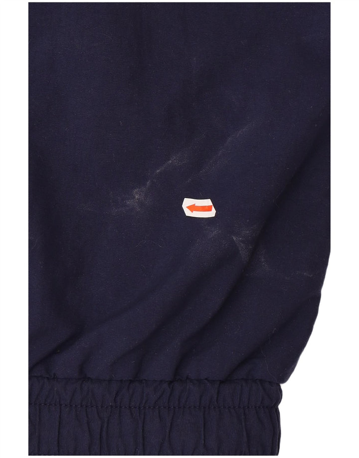 WHITE STUFF Mens Pullover Sherpa Rain Jacket UK 38 Medium Navy Blue