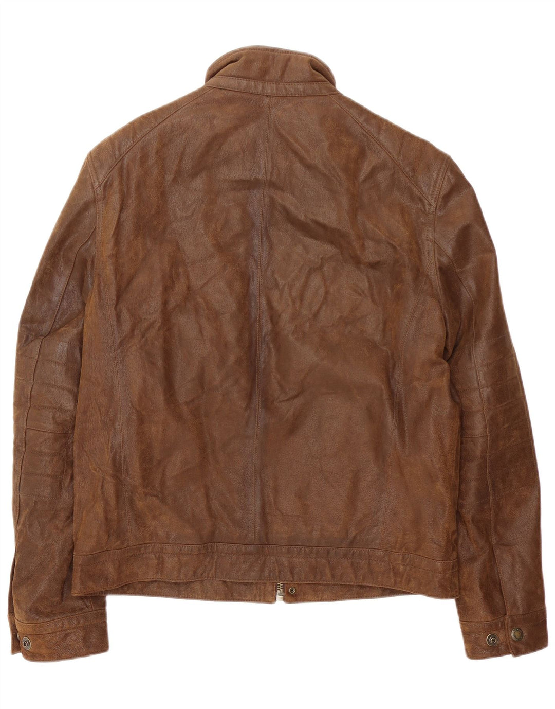 North Coast Society Herre læderjakke UK 38 Medium Brown