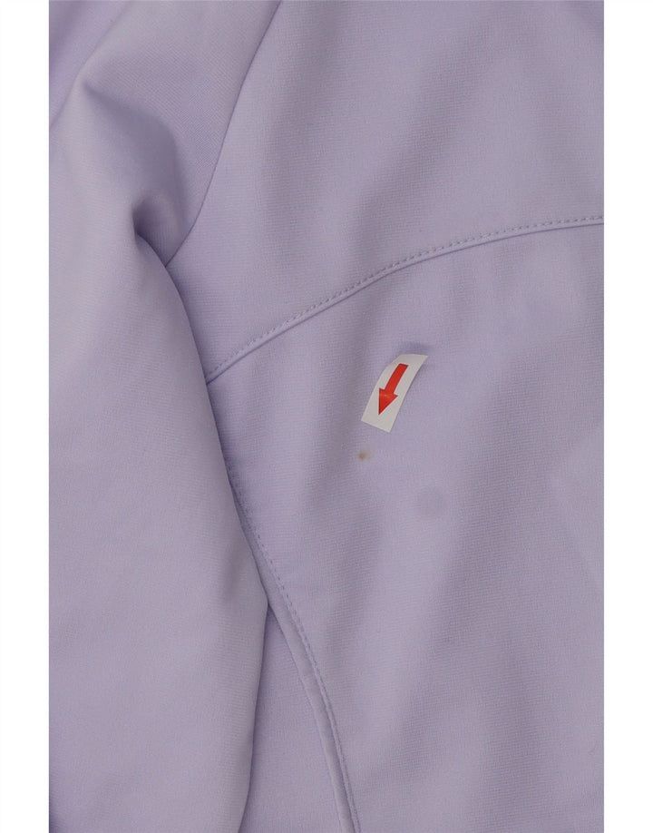Lotto Grafisk træningsdragt topjakke til kvinder UK 18 XL Lilla polyester