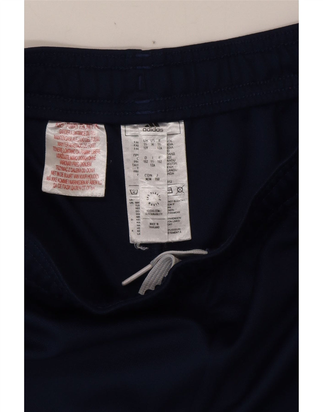 ADIDAS Aeroready træningsdragt bukser til drenge 11-12 år marineblå polyester