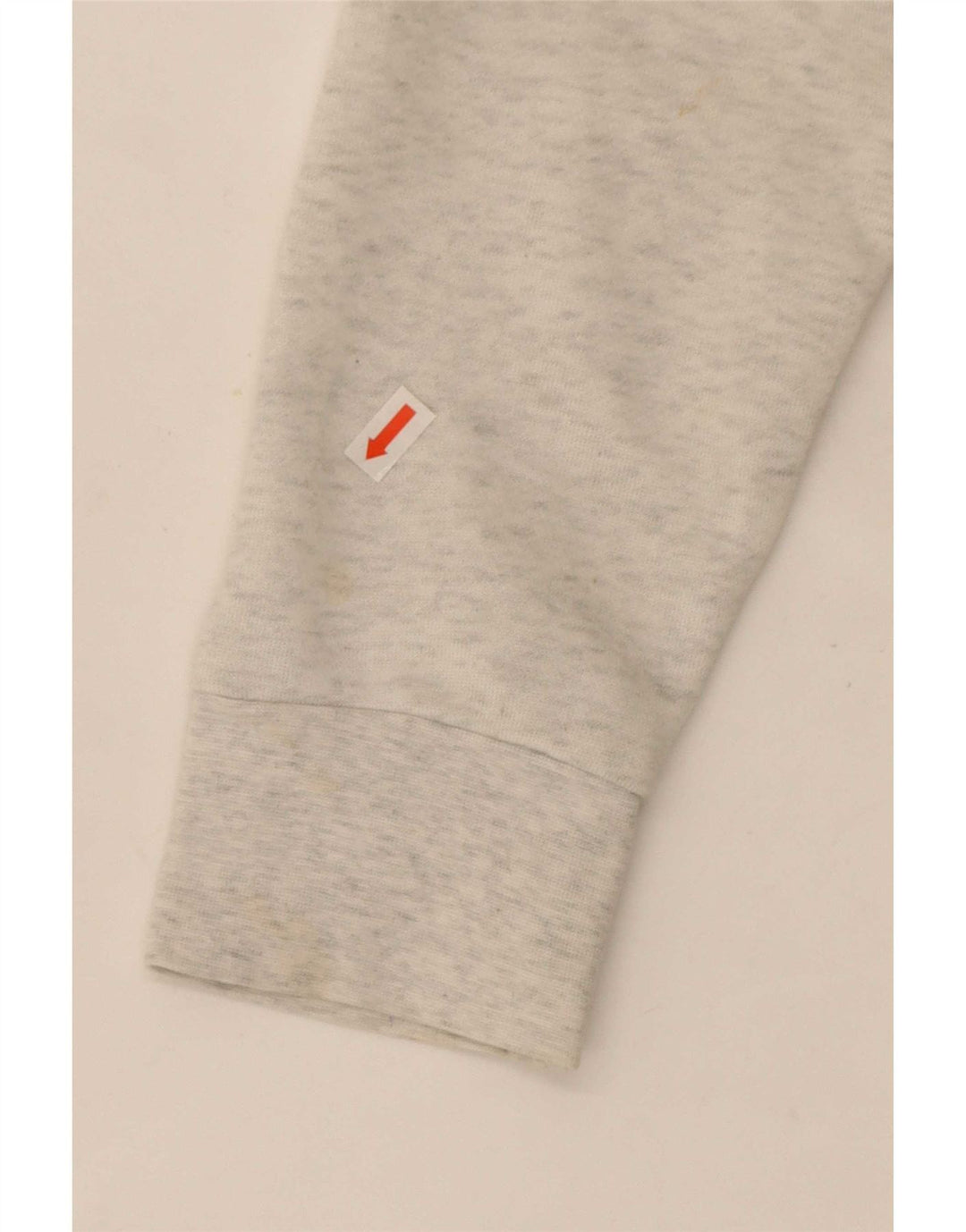 Adidas Dame Grafisk Sweatshirt Jumper UK 8 Small Grey Flecked