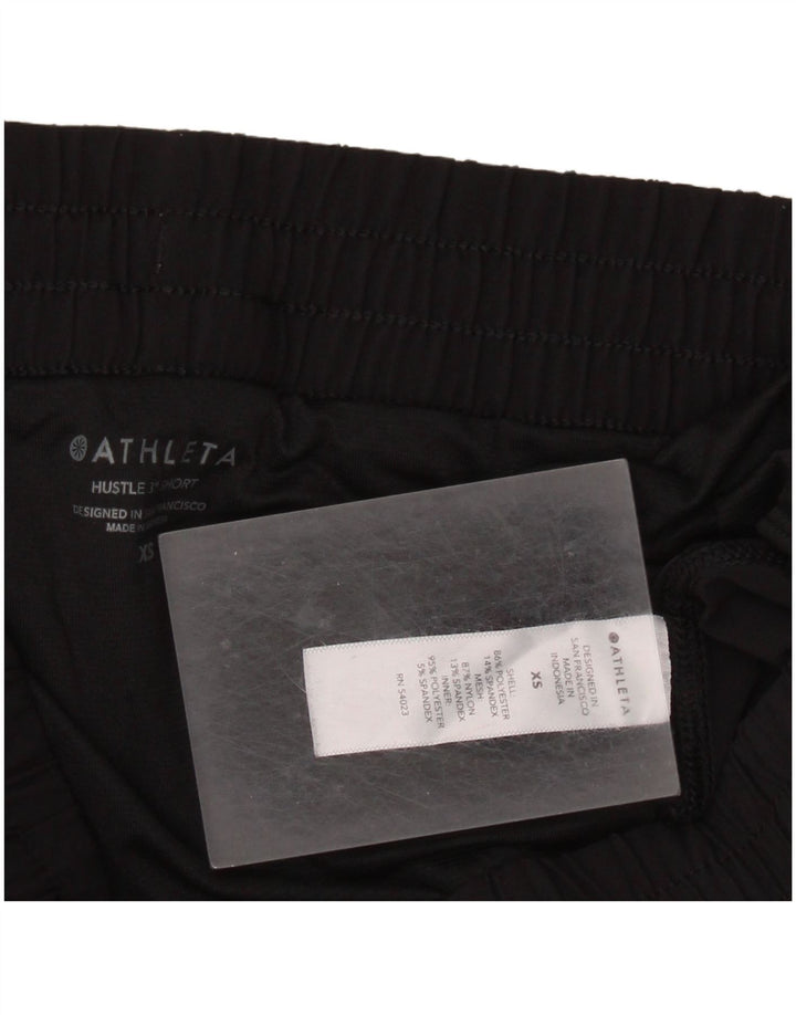 ATHLETA sportsshorts til kvinder UK 6 XS sort polyester