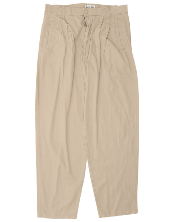 John F Gee Herre Loose Fit Pegged Chino-bukser EU 50 Large W34 L32 Grå