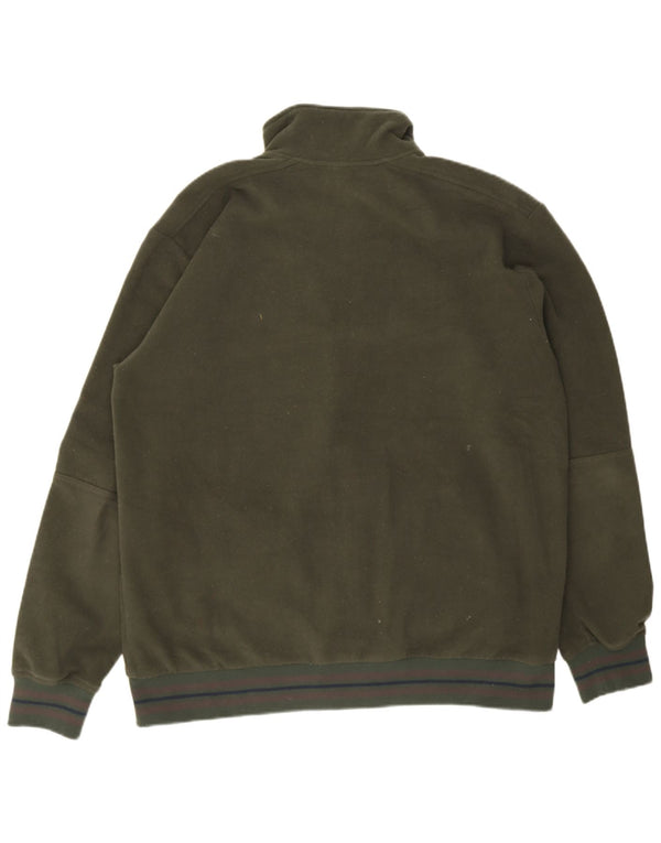 Champion Herre Fleecejakke UK 46 3XL Khaki Polyester