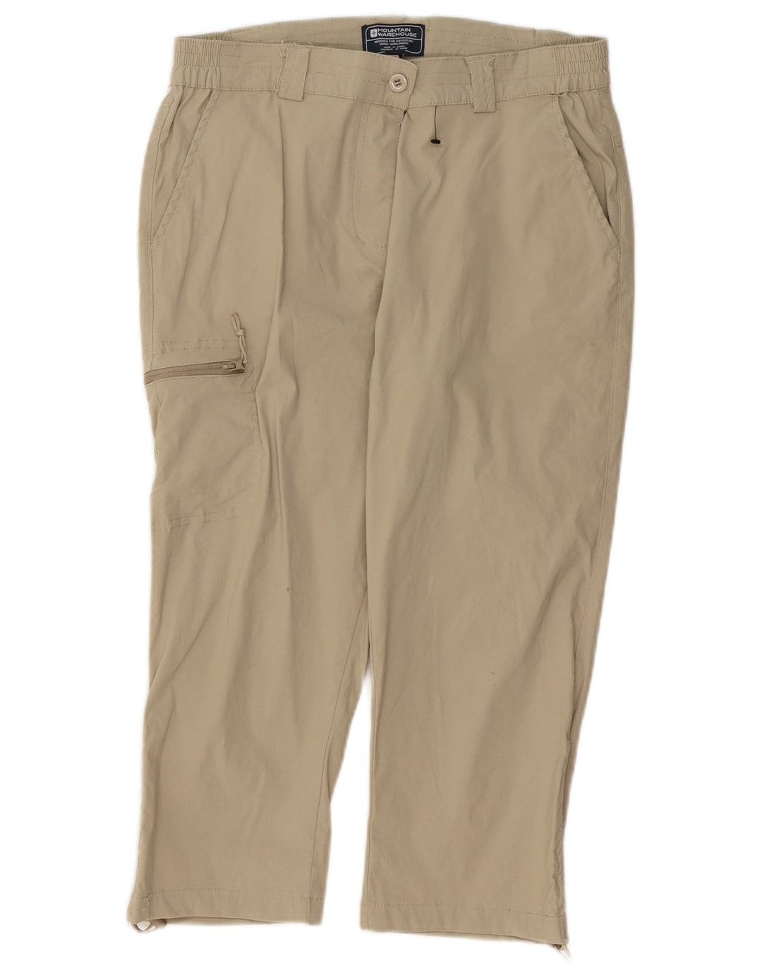 Mountain Warehouse Dame Cargo Capri Bukser UK 12 Medium W30 L19 Beige