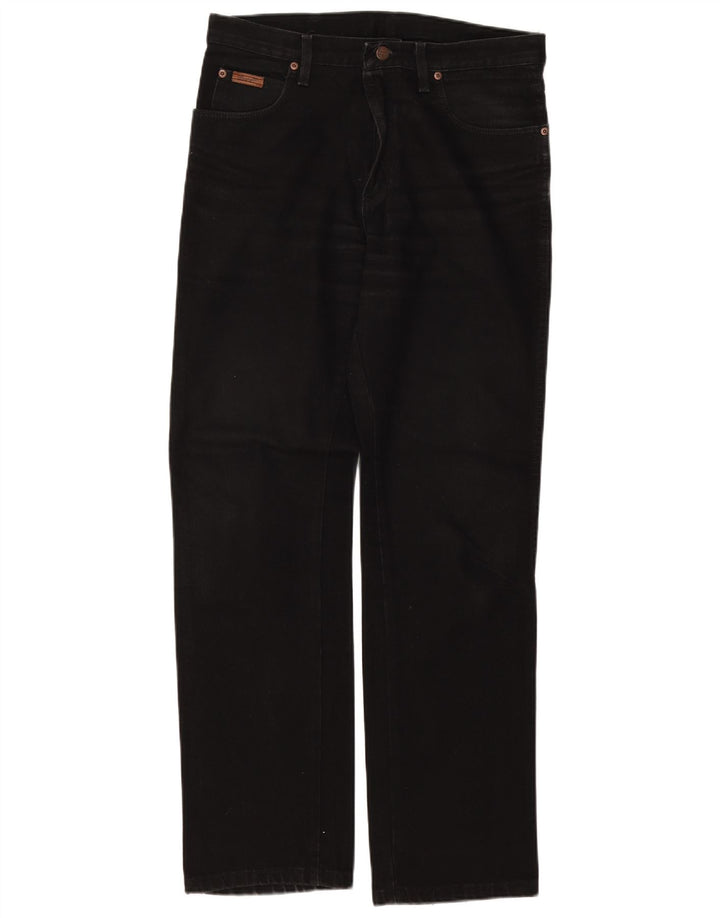 Wrangler Texas Straight Jeans til kvinder W33 L32 Sort bomuld