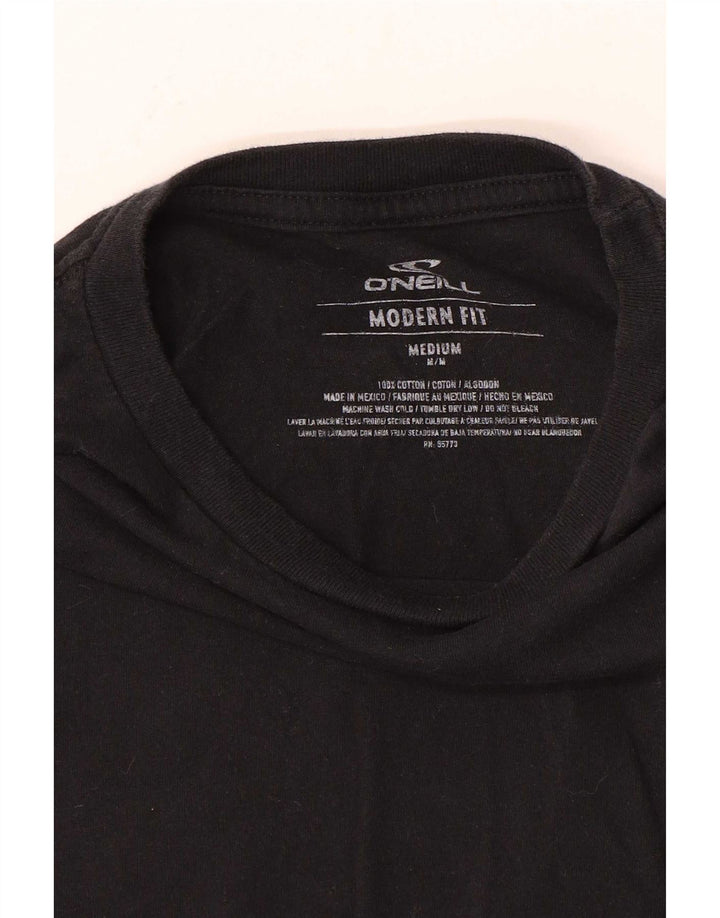 O'Neill Herre Modern Fit Grafisk T-shirt Top Medium Sort Bomuld