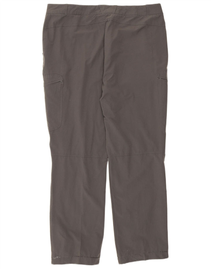 Rohan Womens Straight Cargo Trousers UK 16 Large W36 L29 Grå Polyamid
