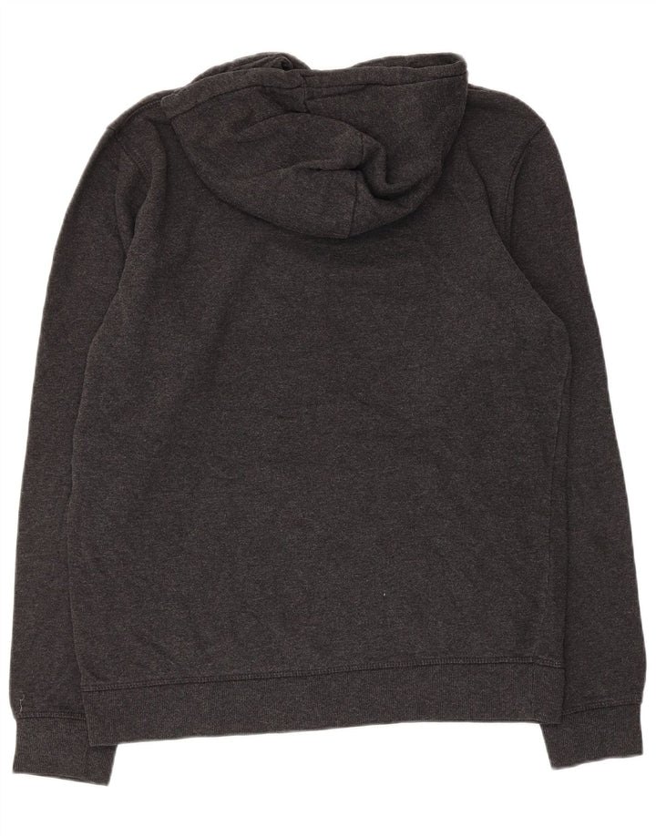 Quiksilver Grafisk hættetrøje til mænd, stor grå bomuld