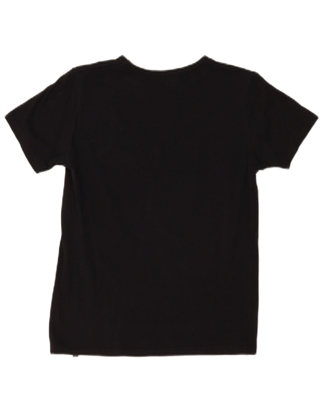 Lotto Dame Grafisk T-Shirt Top UK 10 Small Black Bomuld