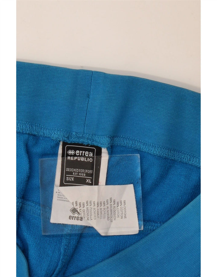 Errea Herre grafiske sportsshorts XL blå bomuld