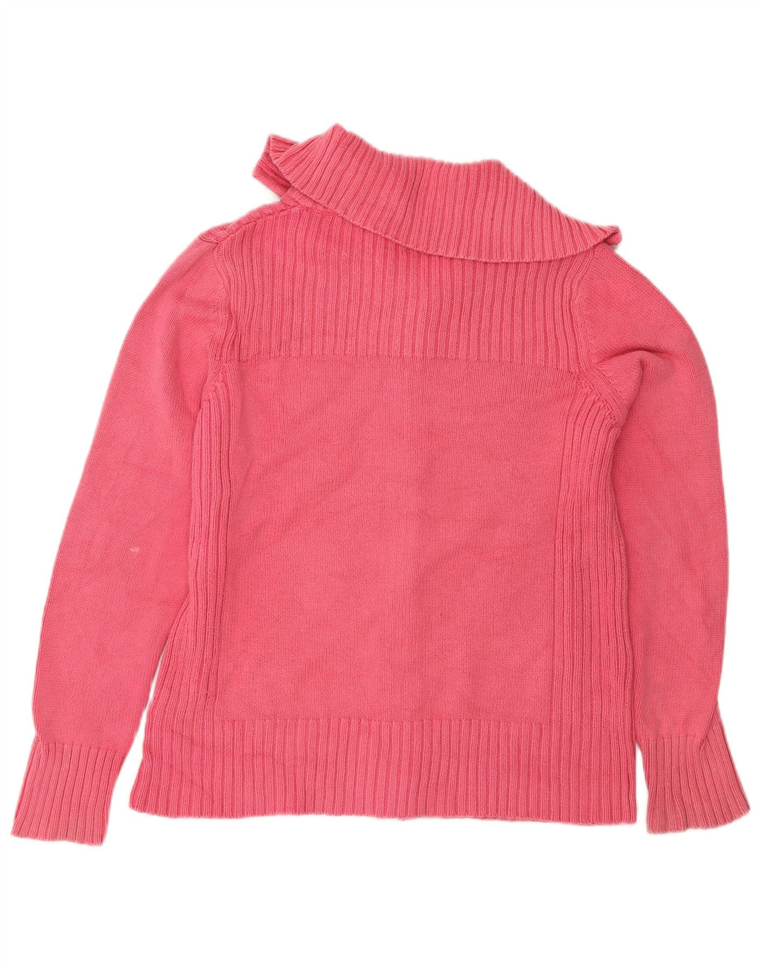 Marks & Spencer Dame Cardigan Sweater UK 16 Large Pink Bomuld