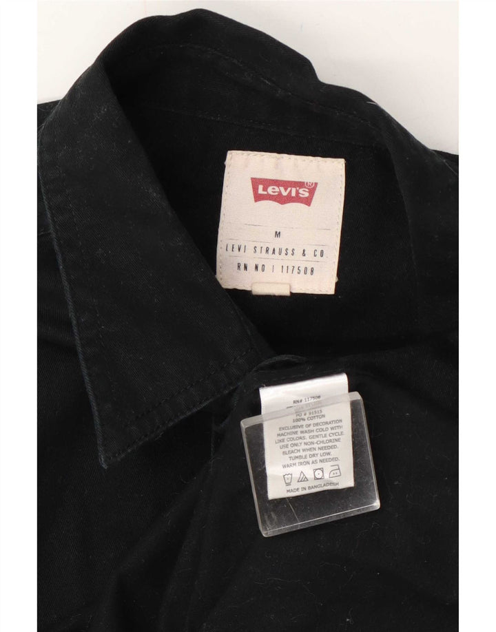 Levi's herreskjorte medium sort bomuld