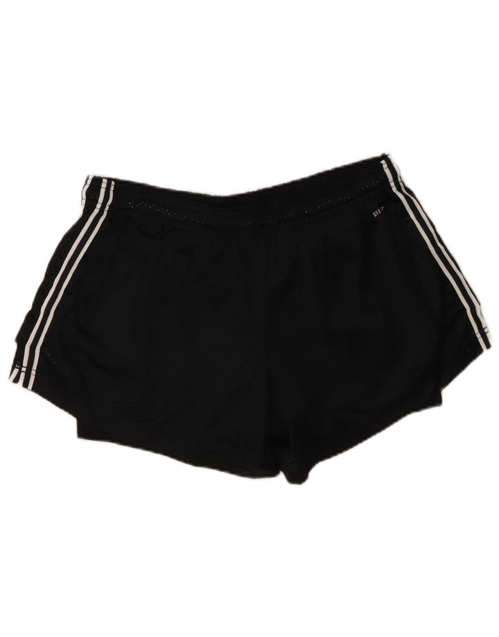 Nike Dame Dri Fit Sport Shorts UK 16 Large Black Polyester