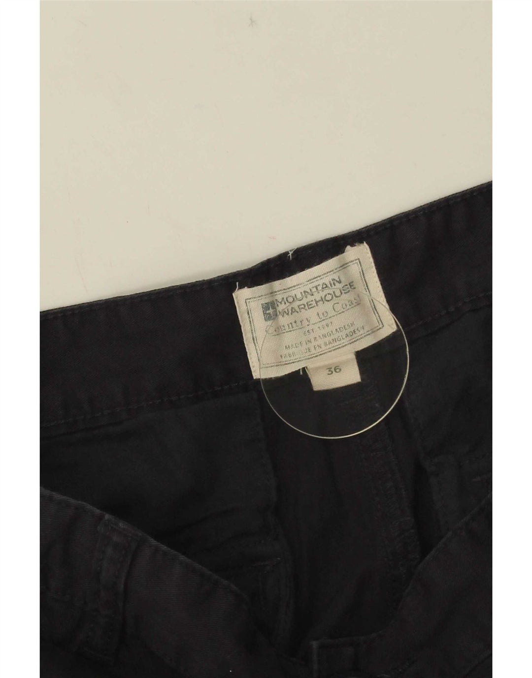 Mountain Warehouse Herre Cargo Shorts W36 Large Navy Blue Bomuld