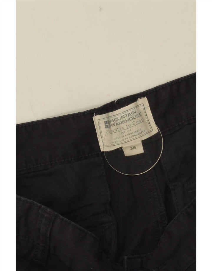 Mountain Warehouse Herre Cargo Shorts W36 Large Navy Blue Bomuld
