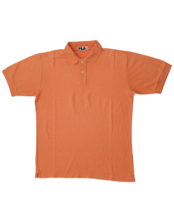 Fila Poloskjorte til mænd IT 48 Medium Orange Bomuld