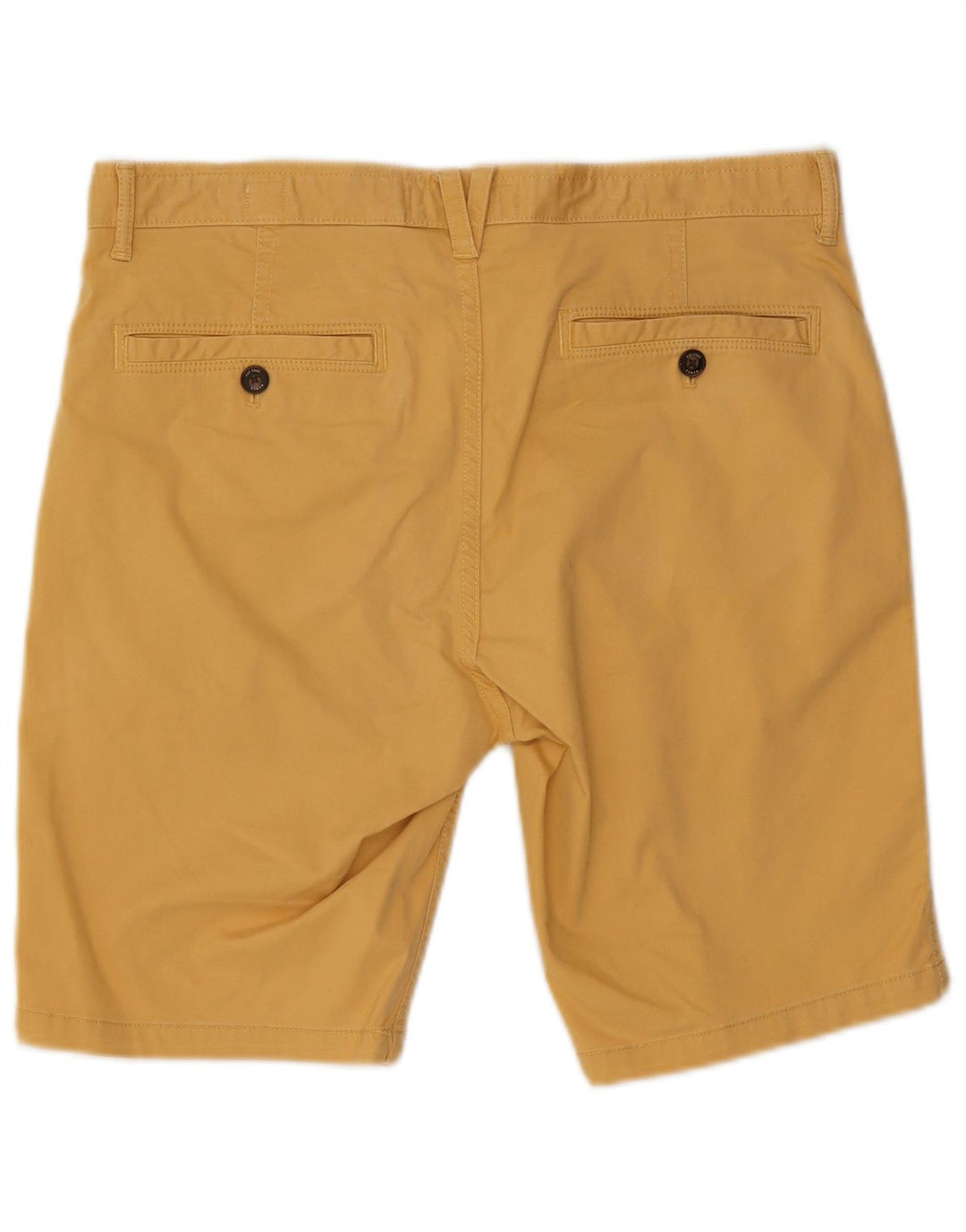 Fat Face Herre Chino Shorts W34 Stor Gul Bomuld