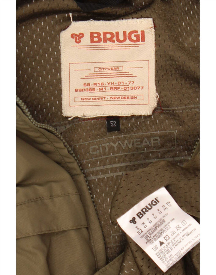 Brugi Herre Bomberjakke IT 52 XL Khaki Nylon