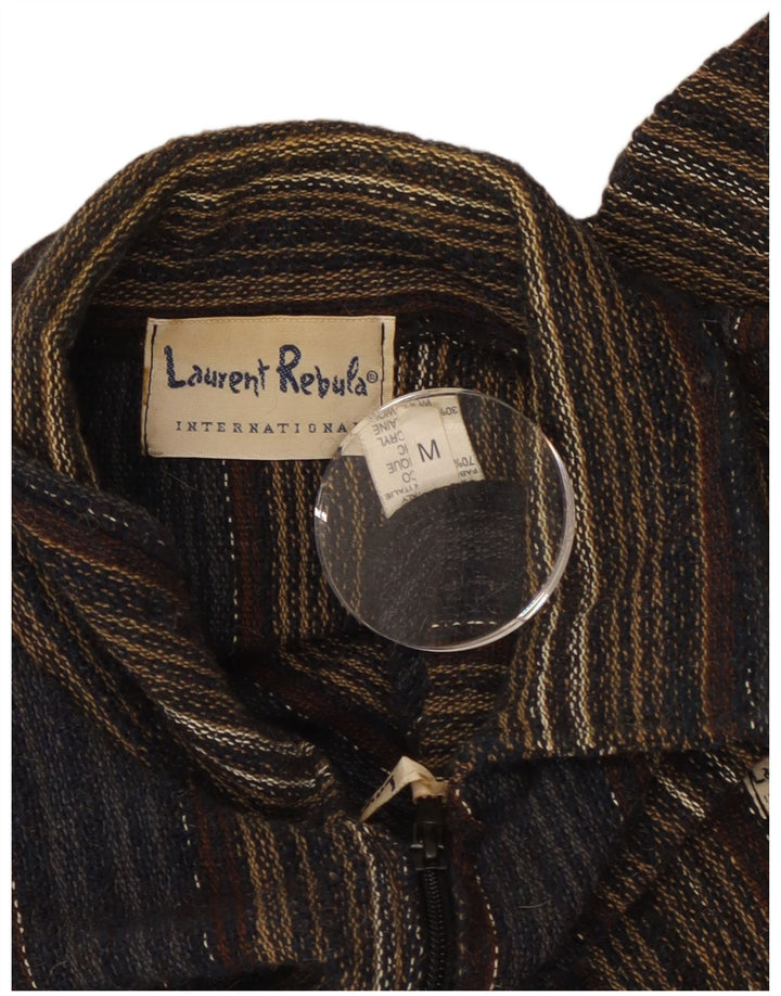 Vintage herre flannel skjorte medium flerfarvet akryl