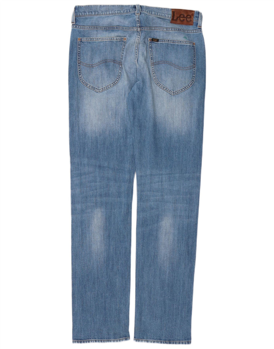 Lee Mens Daren Straight Jeans W32 L34 Blå Bomuld