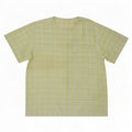 Vintage damebluse Top UK 14 Medium Green Plaid