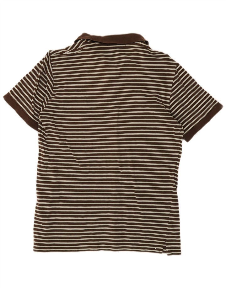 Fred Perry Herre poloshirt Lille brun stribet bomuld