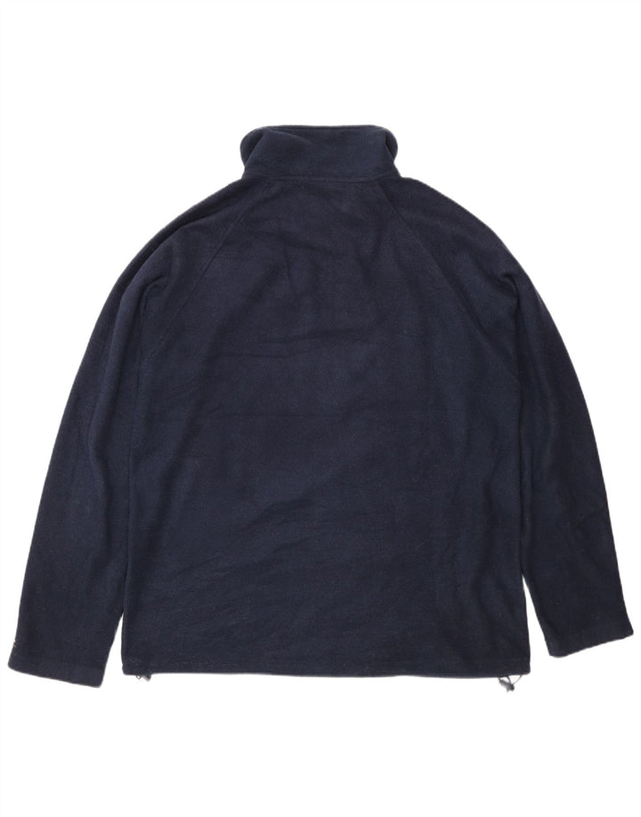 Kappa herre lynlås hals fleece jumper stor marineblå