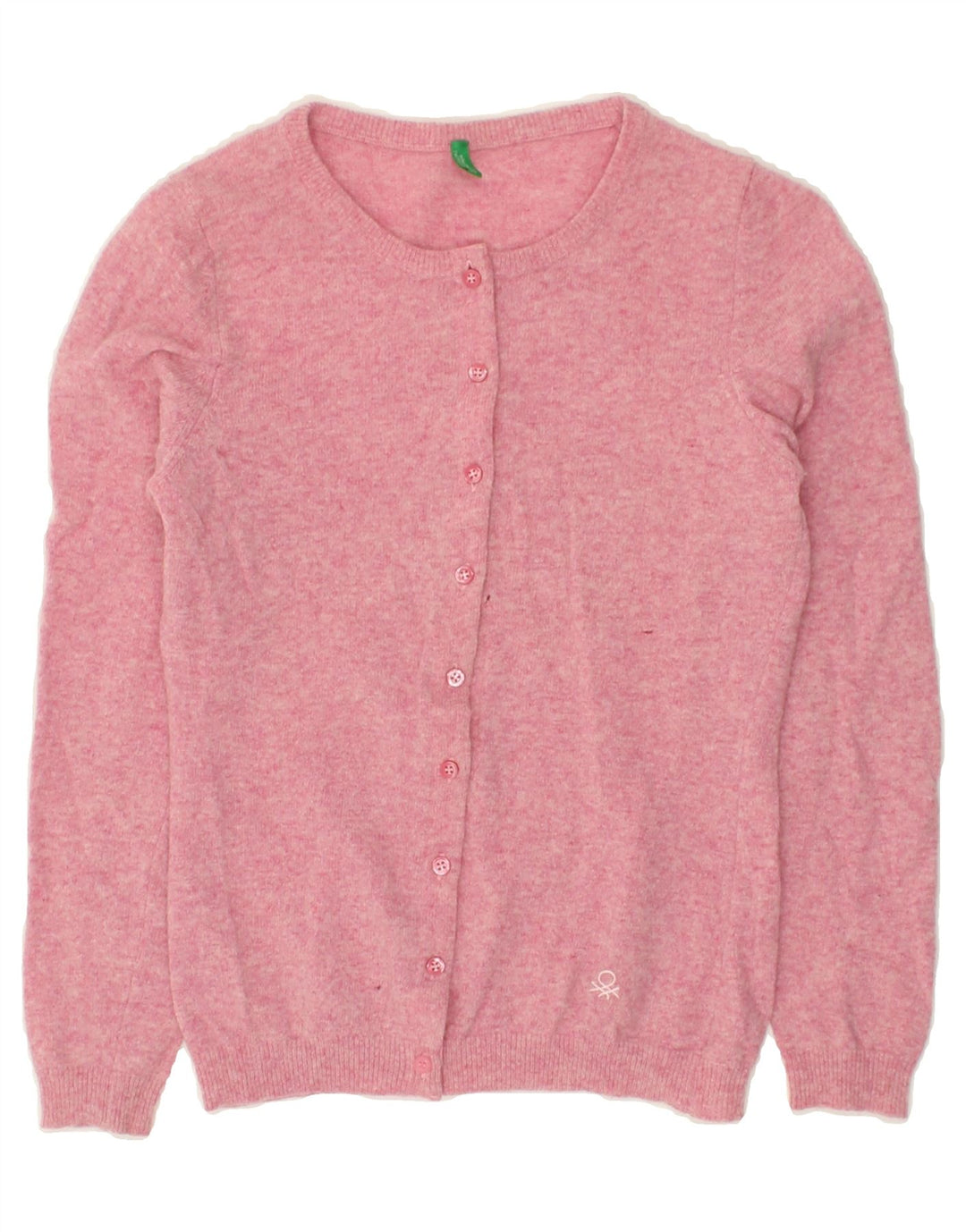 BENETTON Womens Cardigan Sweater UK 4 XS Pink Vintage Benetton and Second-Hand Benetton from Messina Hembry 