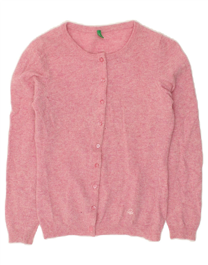 BENETTON Womens Cardigan Sweater UK 4 XS Pink Vintage Benetton and Second-Hand Benetton from Messina Hembry 
