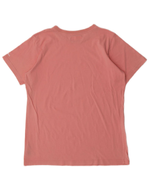 Columbia Girls Grafisk T-Shirt Top 15-16 år XL Pink Bomuld