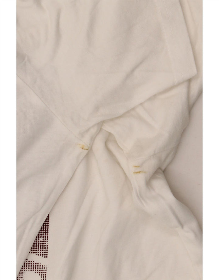 CARRERA Herre Grafisk T-Shirt Top Stor Hvid