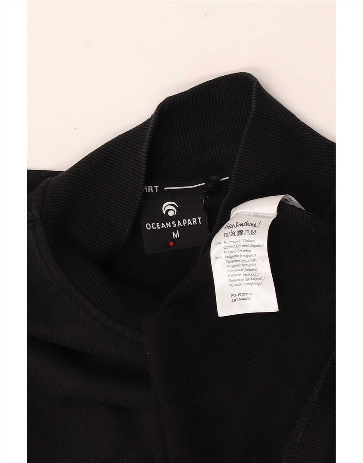 Oceansapart Herre Sweatshirt Jumper Medium Sort Bomuld