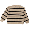 Marks & Spencer Dame sweater med rund hals DK 16 Stor hvid stribet