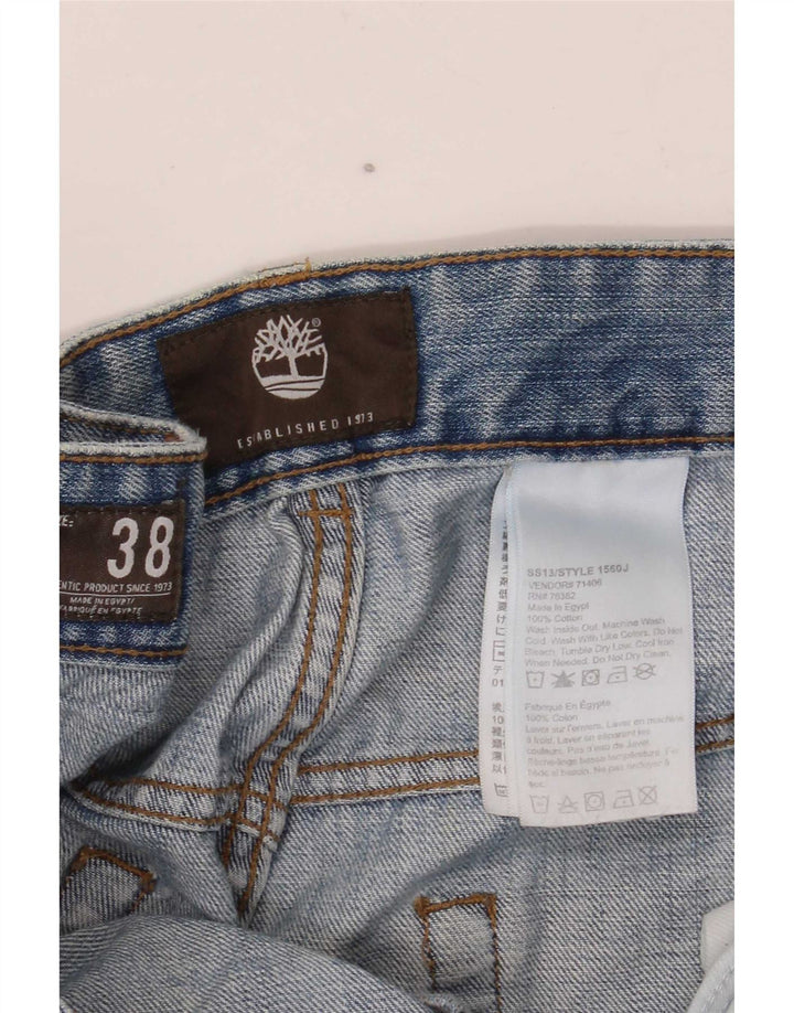 Timberland Straight Jeans til mænd W38 L34 blå bomuld