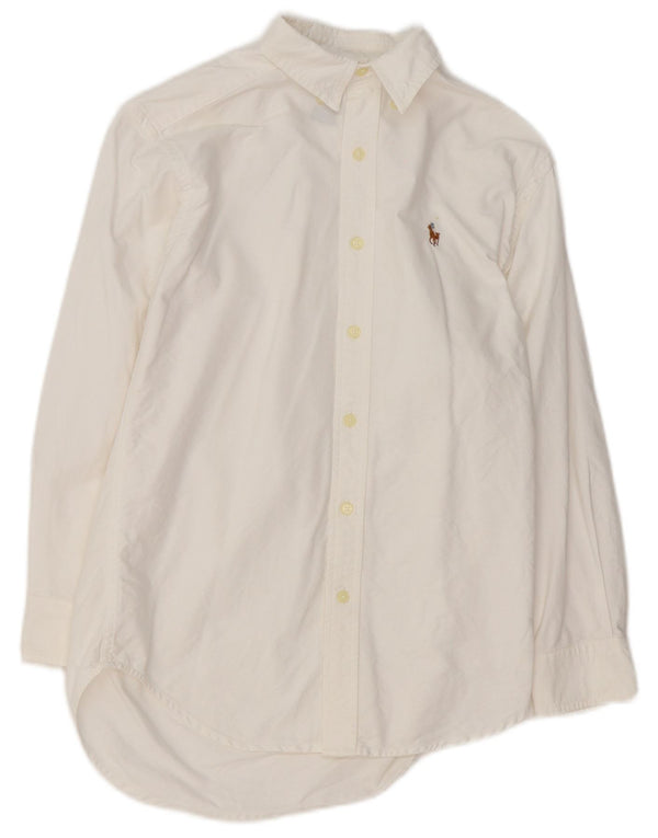 Ralph Lauren drengeskjorte 11-12 år hvid bomuld
