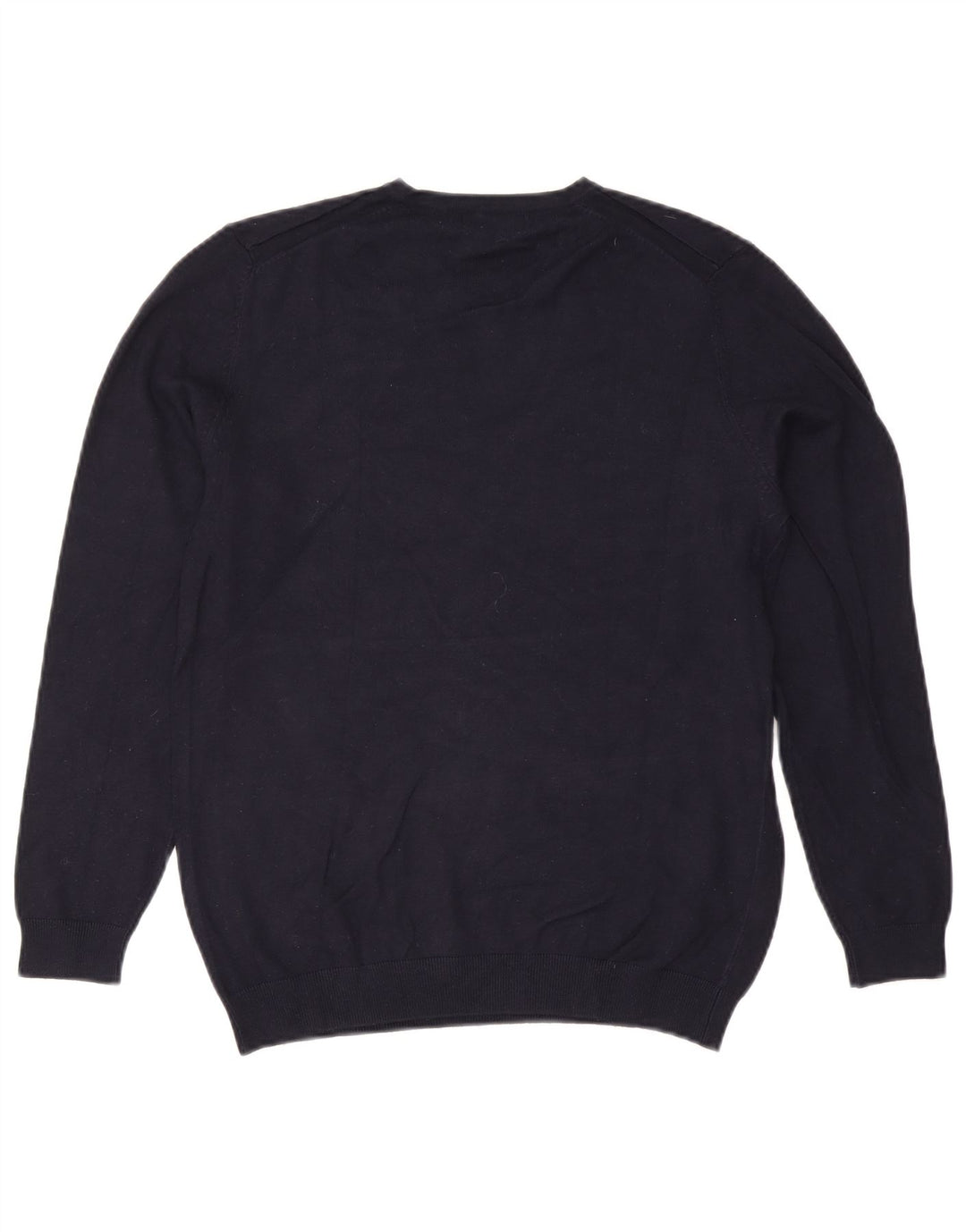 Zara Herre V-hals sweater Stor Marineblå