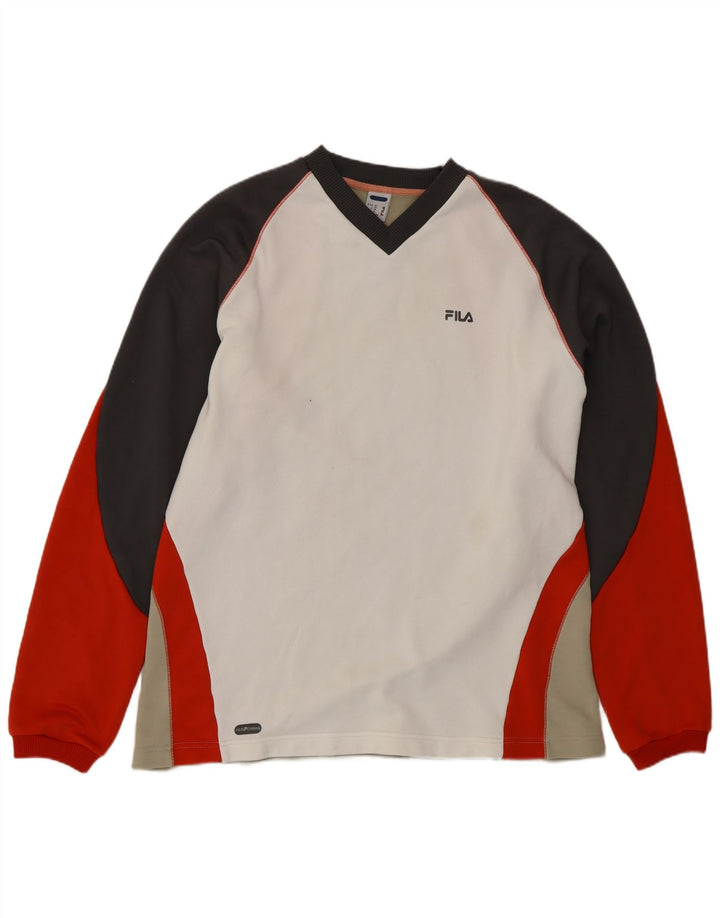 FILA Sweatshirt til mænd XL Multifarvet Colourblock Polyester