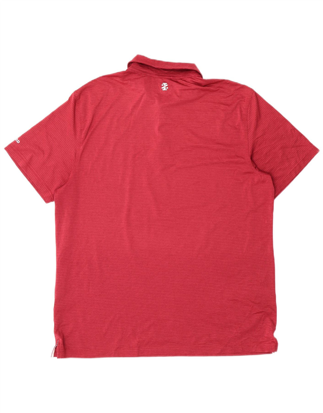 Izod Herre Golf Polo Shirt Stor rødstribet polyester