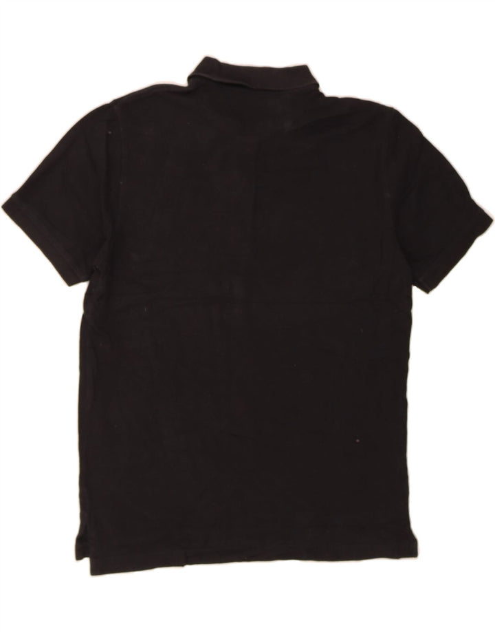 EDDIE BAUER Mens Polo Shirt Medium Black Cotton Vintage Eddie Bauer and Second-Hand Eddie Bauer from Messina Hembry 