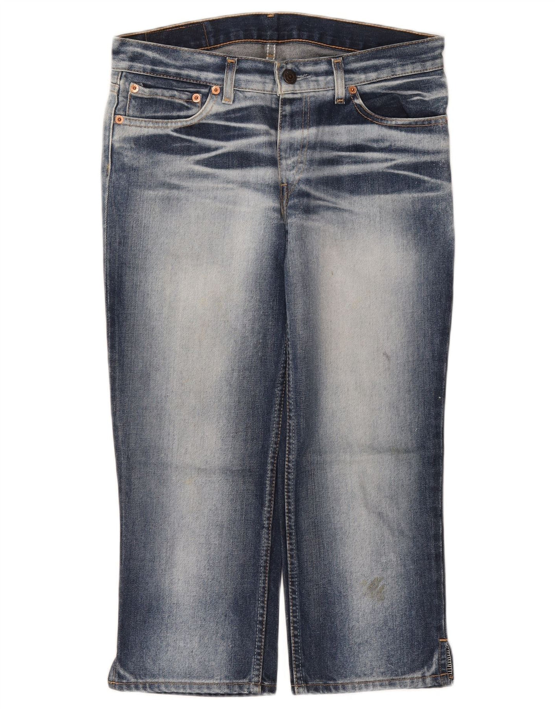 Levi's Dame Capri Jeans W30 L22 Blå Bomuld